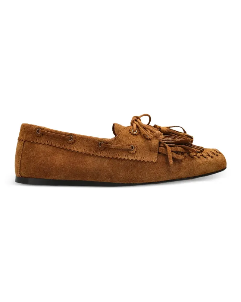 Isabel Marant Fersi Ballerinas mit Fransen - Braun Braun