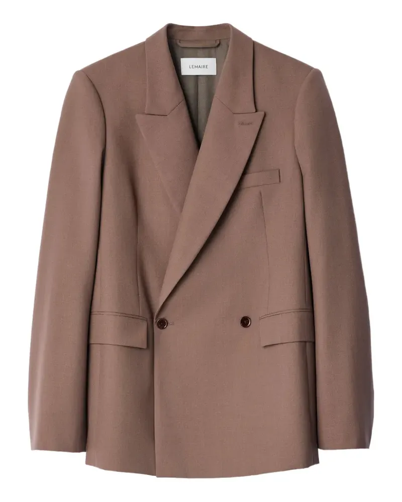 Christophe Lemaire Doppelreihiges Sakko - Braun Braun