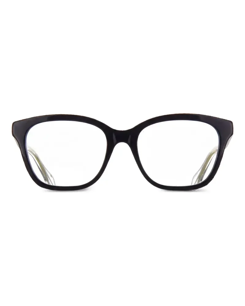 Gucci Brille mit eckigem Gestell - Schwarz Schwarz