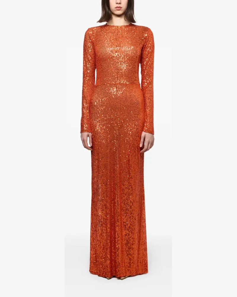 ATU Body Couture sequin-embellished maxi dress - Orange Orange