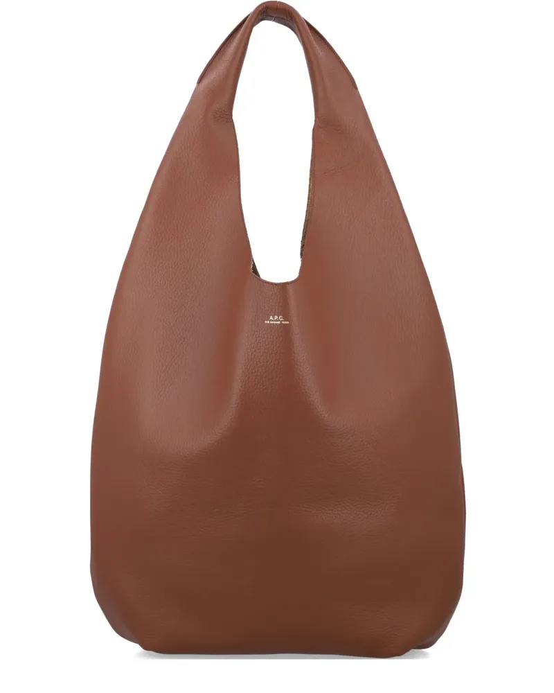 A.P.C. Le Neige Tote Bag - Braun Braun