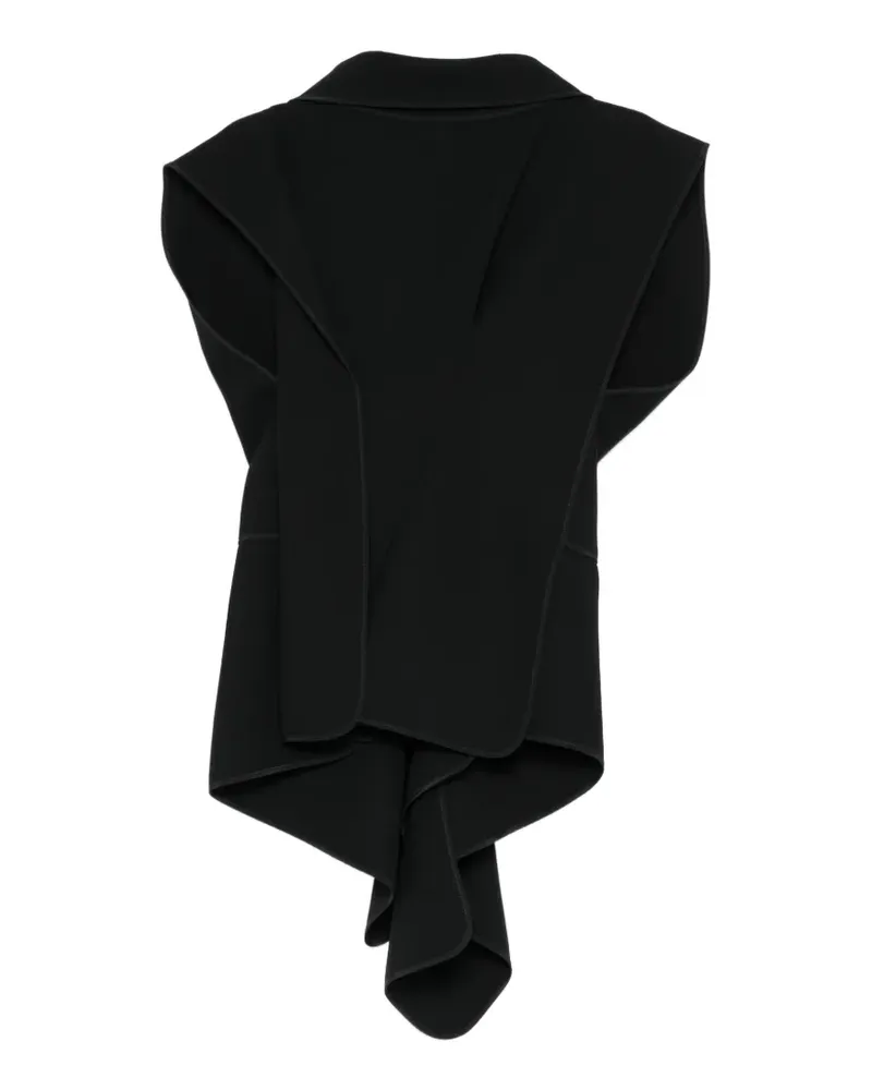 Maticevski Bluse mit Einsätzen - Schwarz Schwarz