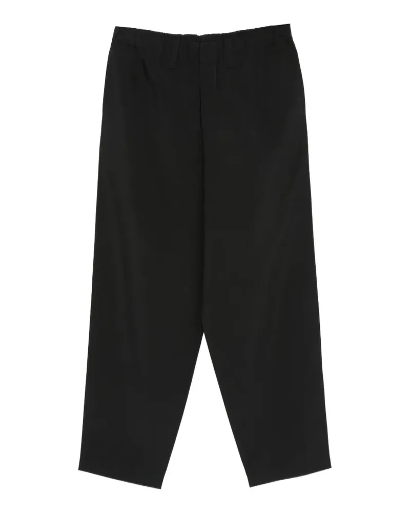 Issey Miyake elasticated-waistband trousers - Schwarz Schwarz