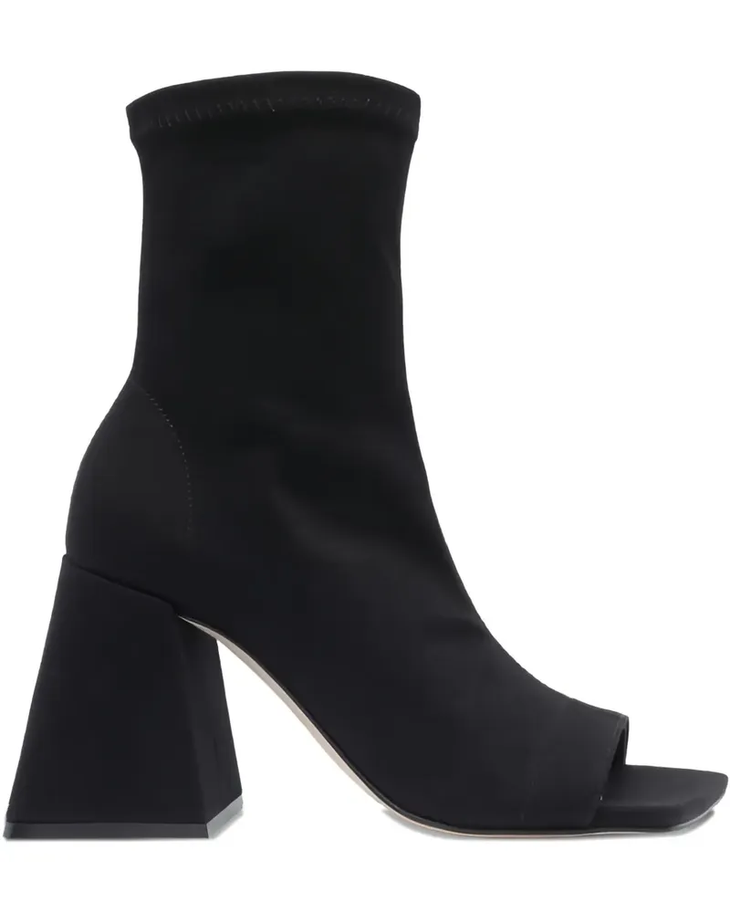 Vic Matié Stiefeletten aus Wildleder 90mm - Schwarz Schwarz