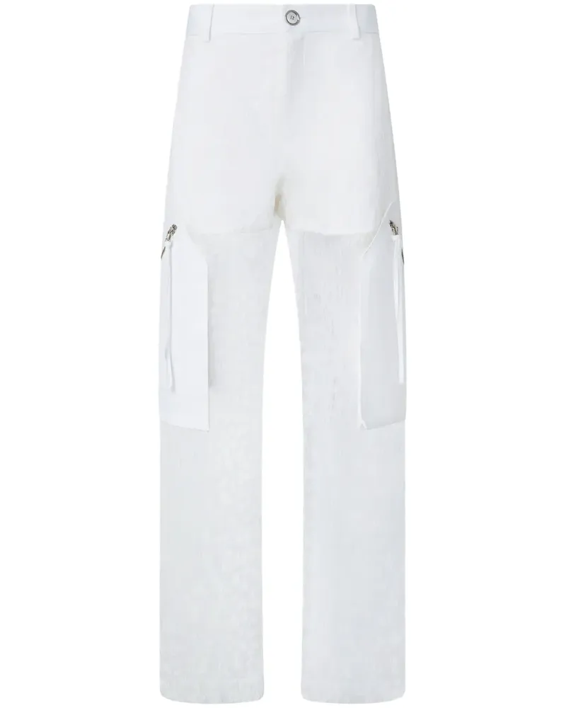Pinko Hose mit geradem Bein - Weiß Weiß