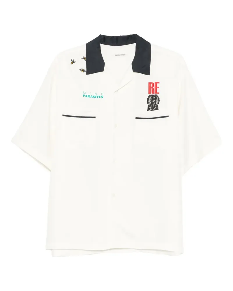 Undercover Hemd mit Kontrastkragen - Nude Nude