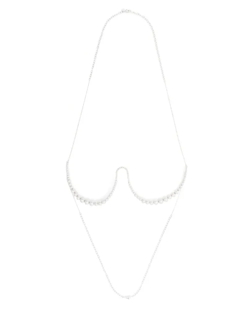 Cult Gaia Wren Bralet mit Perlen - Silber Silber
