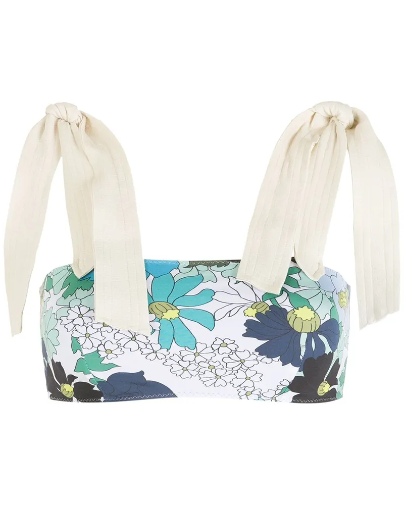 Clube Bossa Bikinioberteil mit Blumen-Print - Blau Blau
