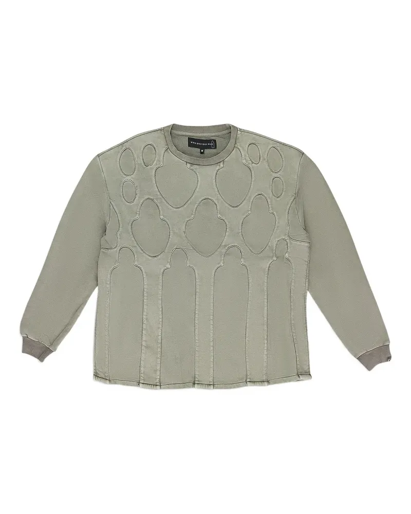 WHO DECIDES WAR Chapel Langarmshirt - Grün Grün