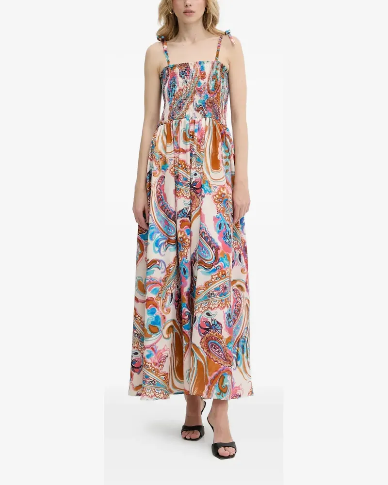 Morgan tie-strap maxi dress - Nude Nude