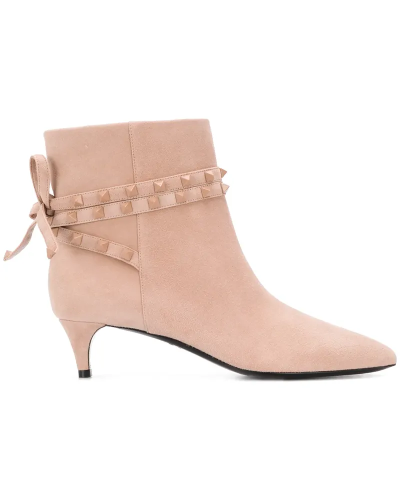 Valentino Garavani Rockstud' Stiefeletten - Rosa Rosa