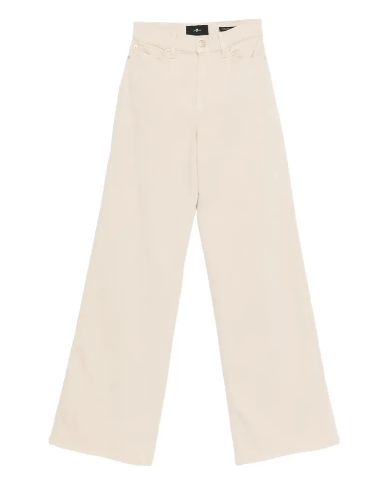 7 for all mankind Jeans mit weitem Bein - Nude Nude