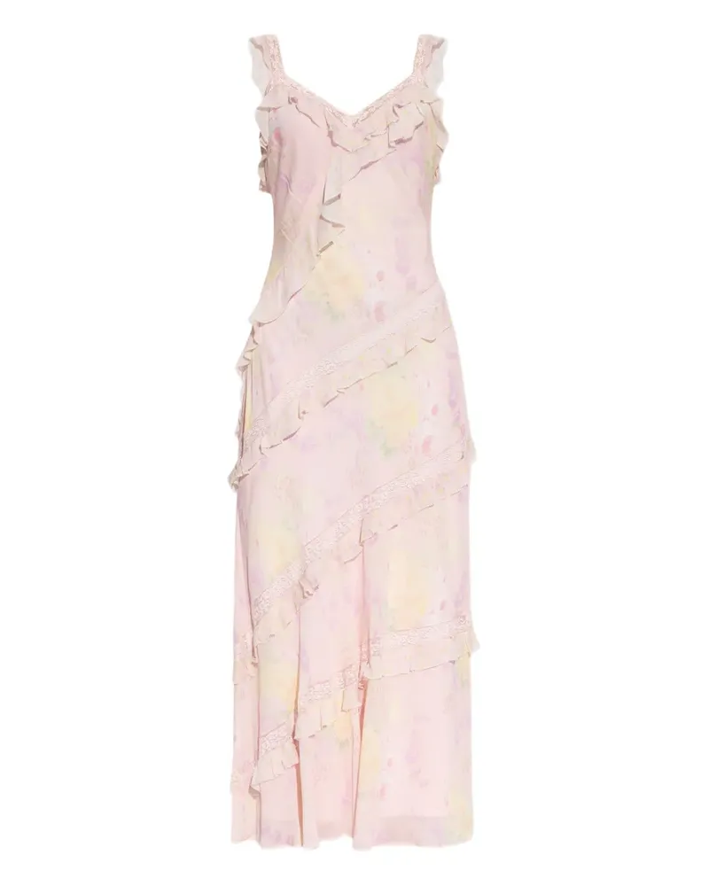 LoveShackFancy Radiance Maxikleid - Rosa Rosa