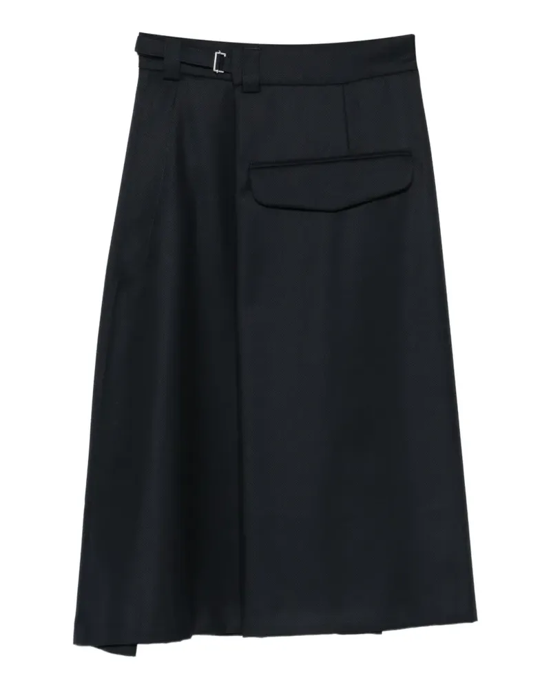 TELA Beatrice belted skirt - Schwarz Schwarz