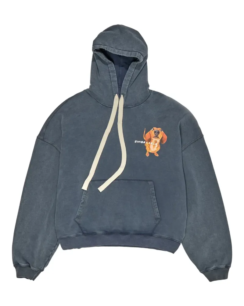 BIMBA Y LOLA Hoodie mit grafischem Print - Blau Blau