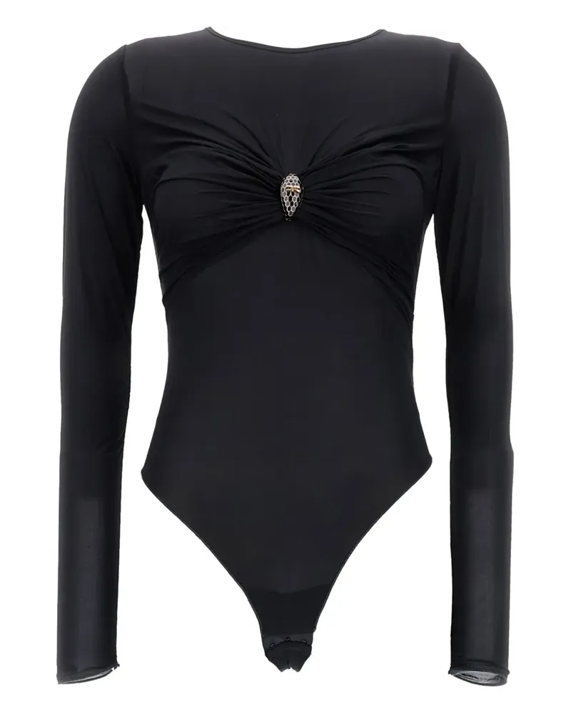 Elisabetta Franchi Verzierter Body - Schwarz Schwarz