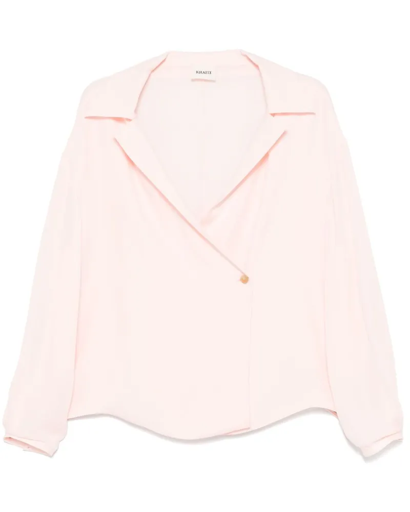 KHAITE Ashton Bluse - Rosa Rosa