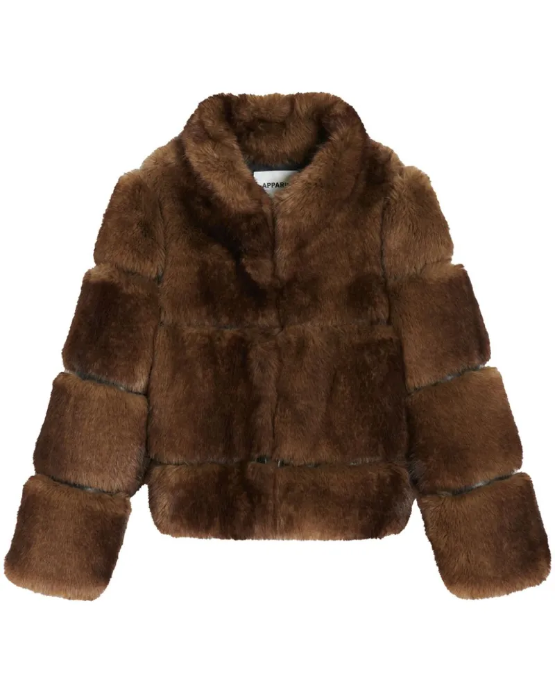 APPARIS Sai Jacke aus Faux Fur - Braun Braun