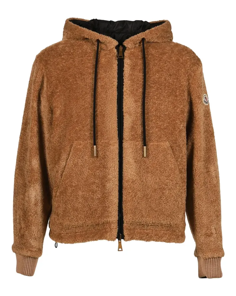 Moncler Kapuzenjacke mit Reißverschluss - Braun Braun