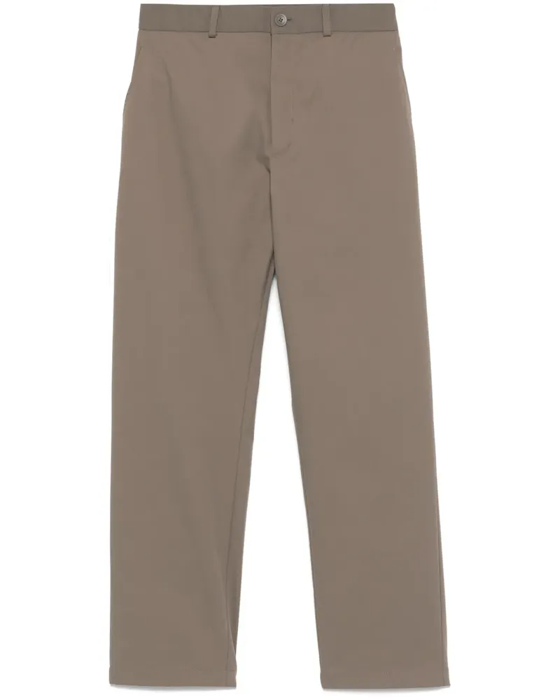 Herno Hose mit geradem Bein - Braun Braun