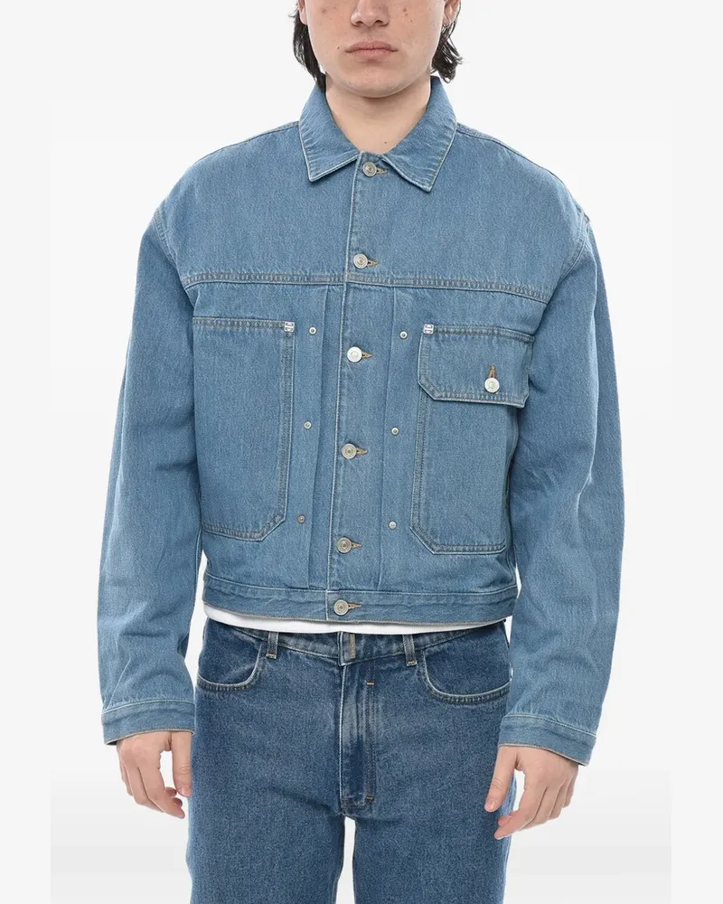 Givenchy Martingale Jeansjacke - Blau Blau