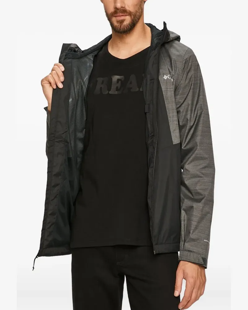 Columbia Sportswear Company Zweifarbige Kapuzenjacke - Grau Grau