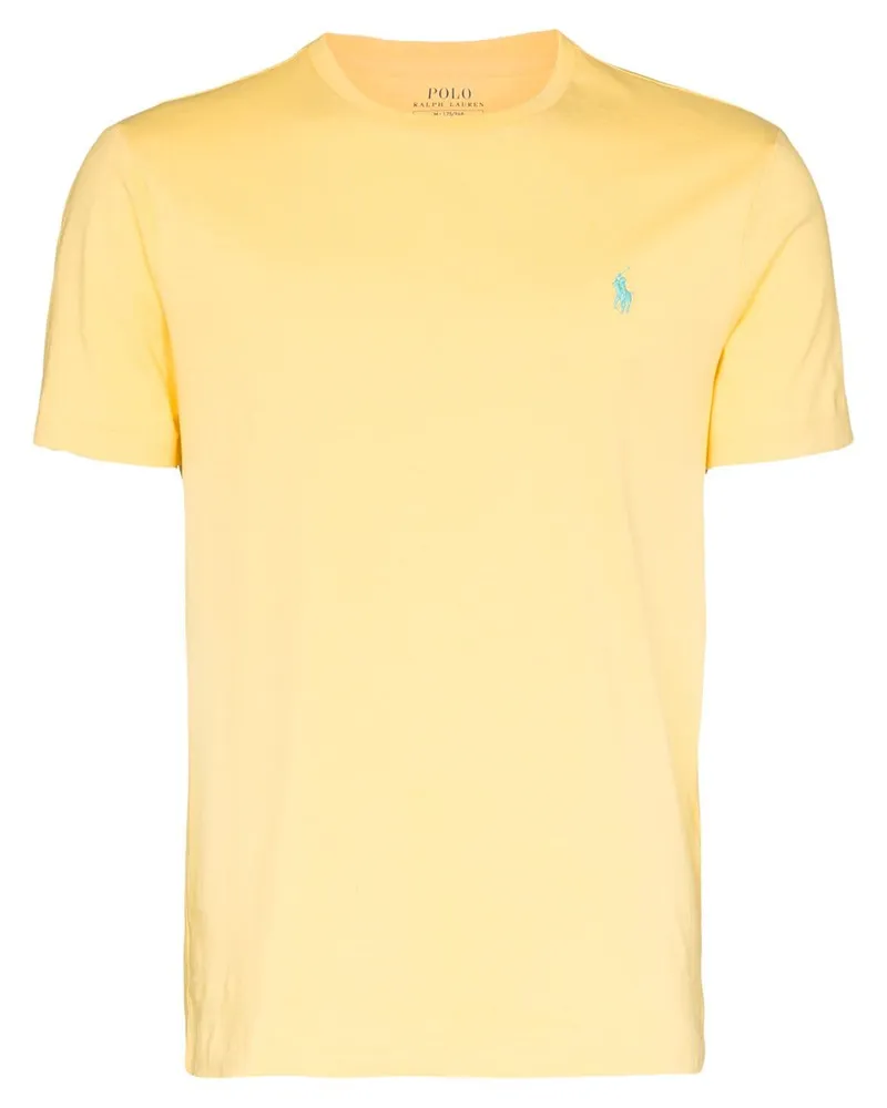 Ralph Lauren T-Shirt mit Rundhalsausschnitt - Gelb Gelb