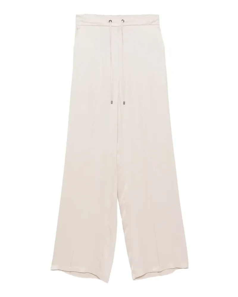 Lorena Antoniazzi drawstring wide-leg trousers - Nude Nude