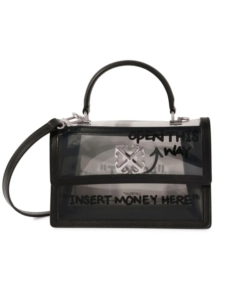 OFF-WHITE Jitney 1.4 Handtasche Schwarz