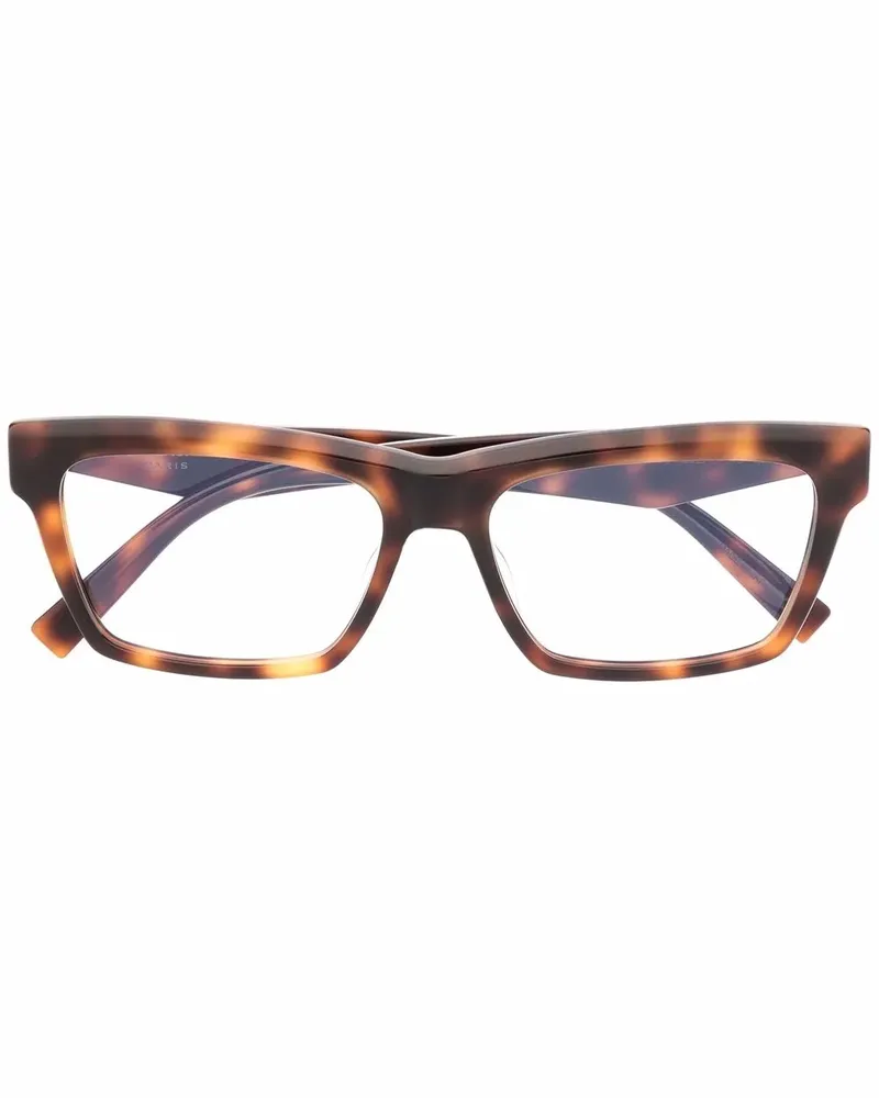 Saint Laurent Brille mit breitem Gestell - Braun Braun