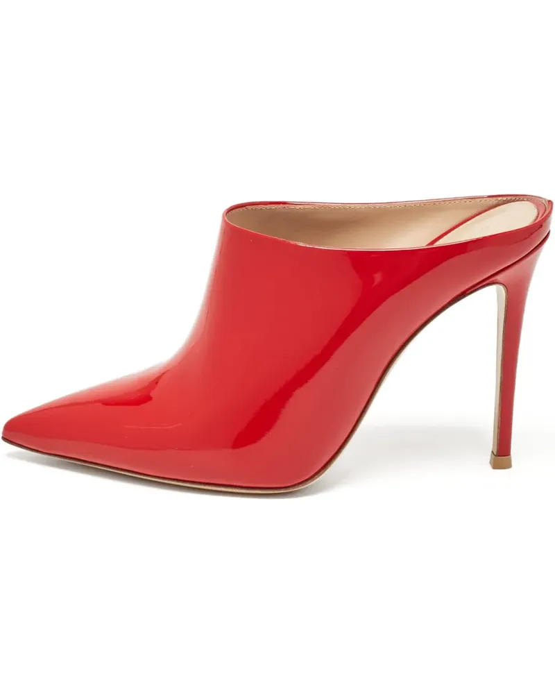 Gianvito Rossi Mules mit Absatz 110mm - Rot Rot