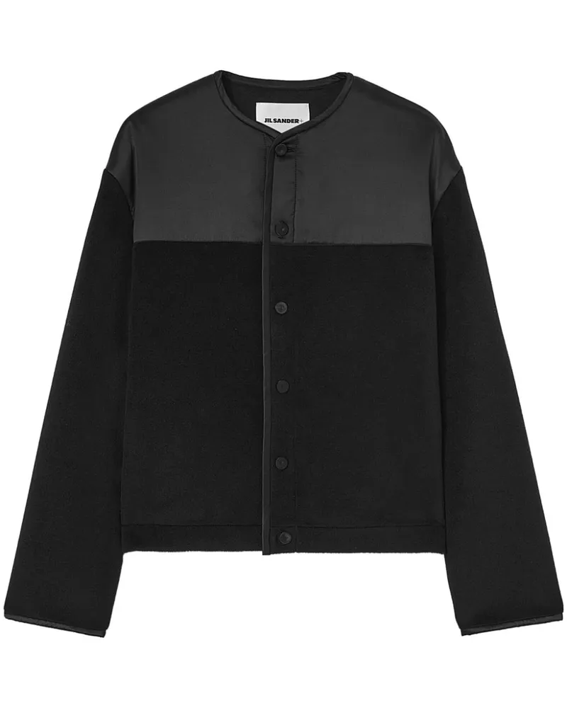 Jil Sander Jacke aus Wolle - Schwarz Schwarz