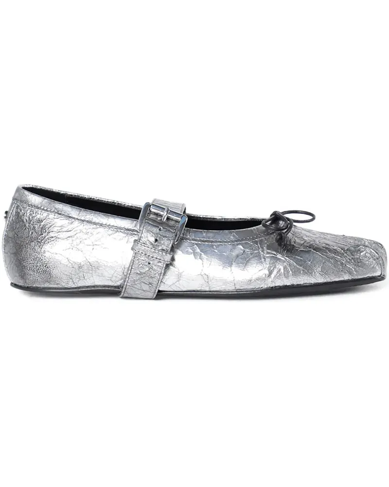 Ann Demeulemeester Zoey ballet flats - Silber Silber