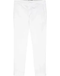 Fay Capri Hose mit geradem Bein Weiß