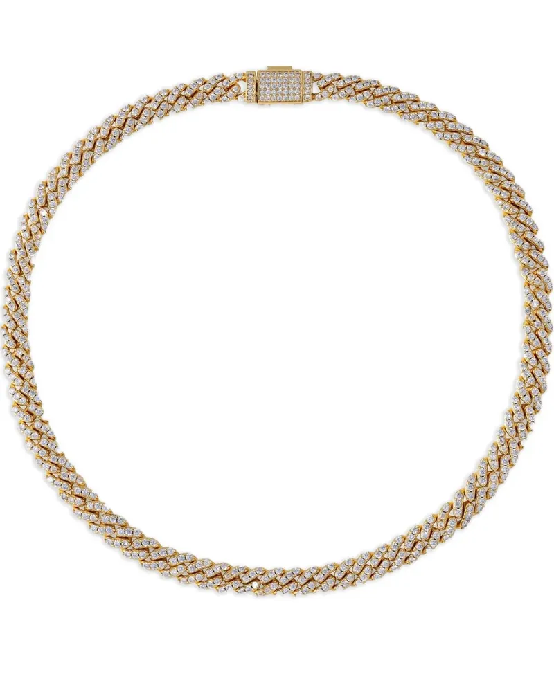 CRYSTAL HAZE Classic Mexican Halskette mit Kristallen - Gold Gold