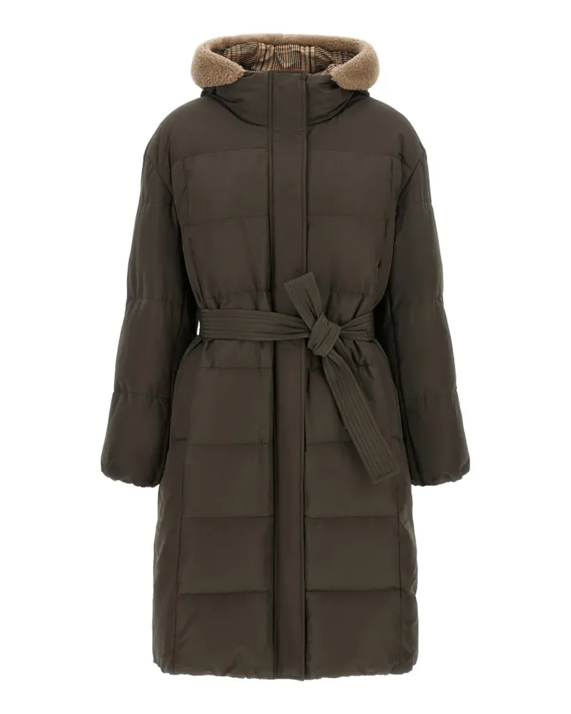 Brunello Cucinelli Boudin-quilted down jacket - Grün Grün