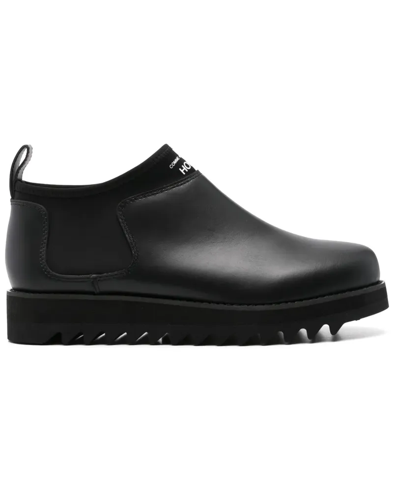Comme des Garçons Stiefel mit Logo-Print - Schwarz Schwarz