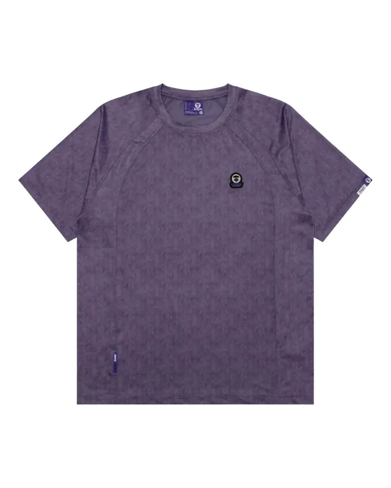 BAPE logo patch T-shirt - Violett Violett
