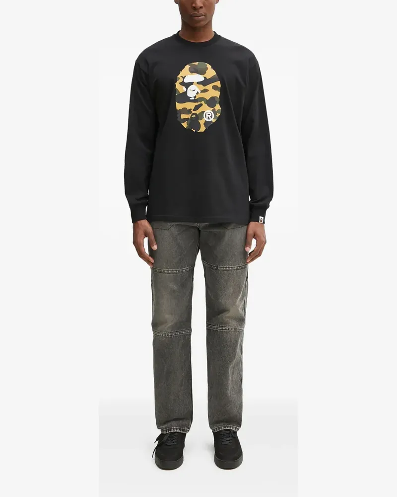 BAPE 1st Camo Ape Head Sweatshirt - Schwarz Schwarz