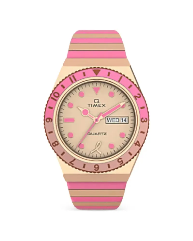 Timex x BCRF Q 36mm - Rosa Rosa