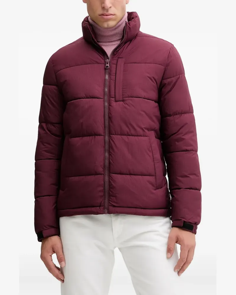 Benetton zip-up padded jacket - Rot Rot