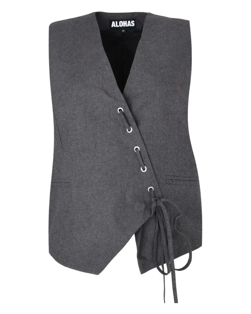 Alohas Pullunder mit Schnürung - Grau Grau