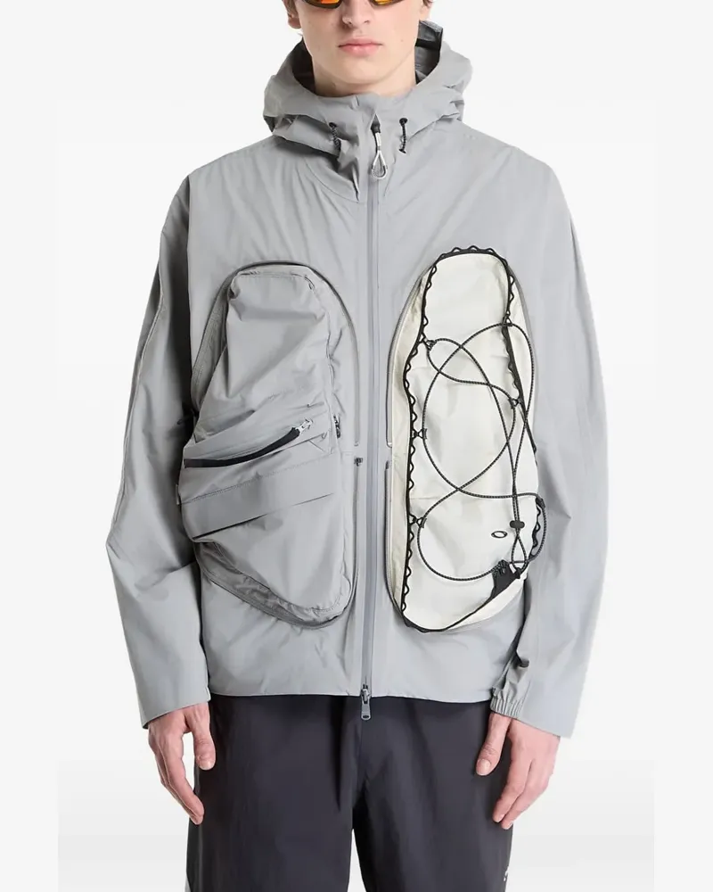 Oakley Latitude Veil Slingpack hooded jacket - Grau Grau