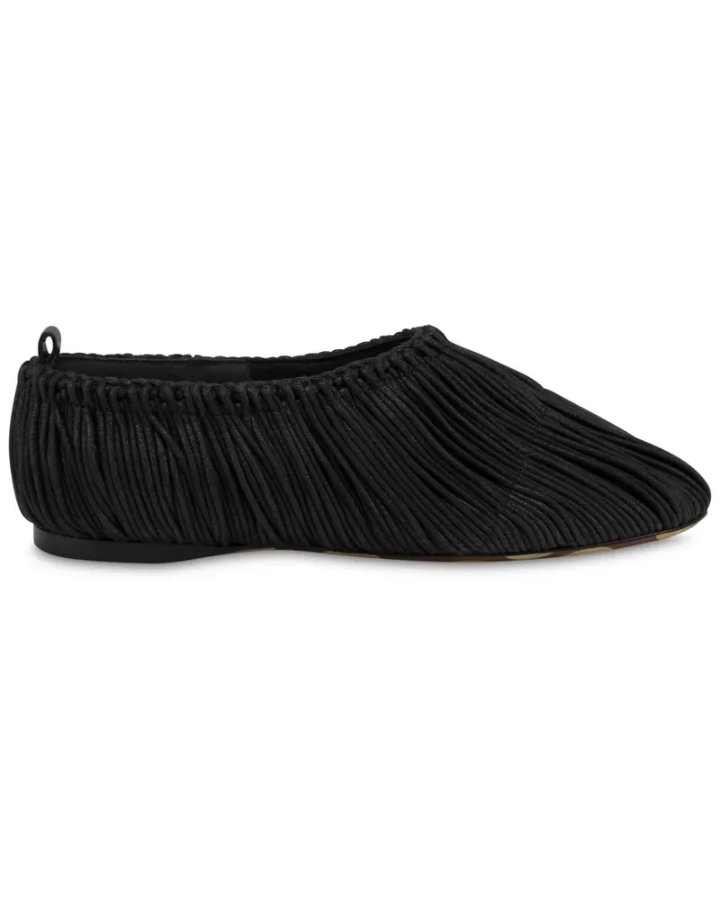 Moschino Ballerinas aus Baumwollgemisch - Schwarz Schwarz