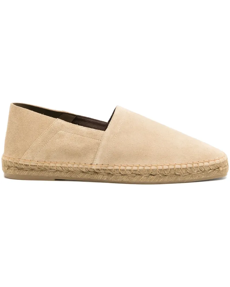Tom Ford Espadrilles aus Wildleder - Nude Nude