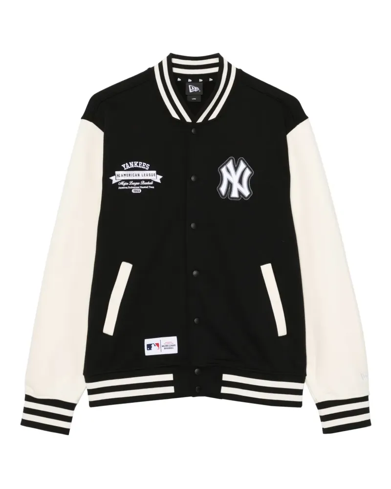 New Era New York Yankees Collegejacke - Schwarz Schwarz