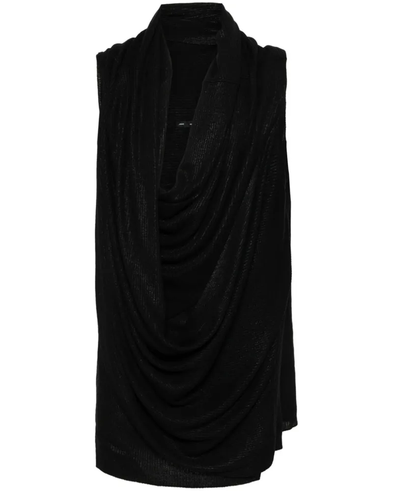 Julius Beschichteter Venus Pullover - Schwarz Schwarz