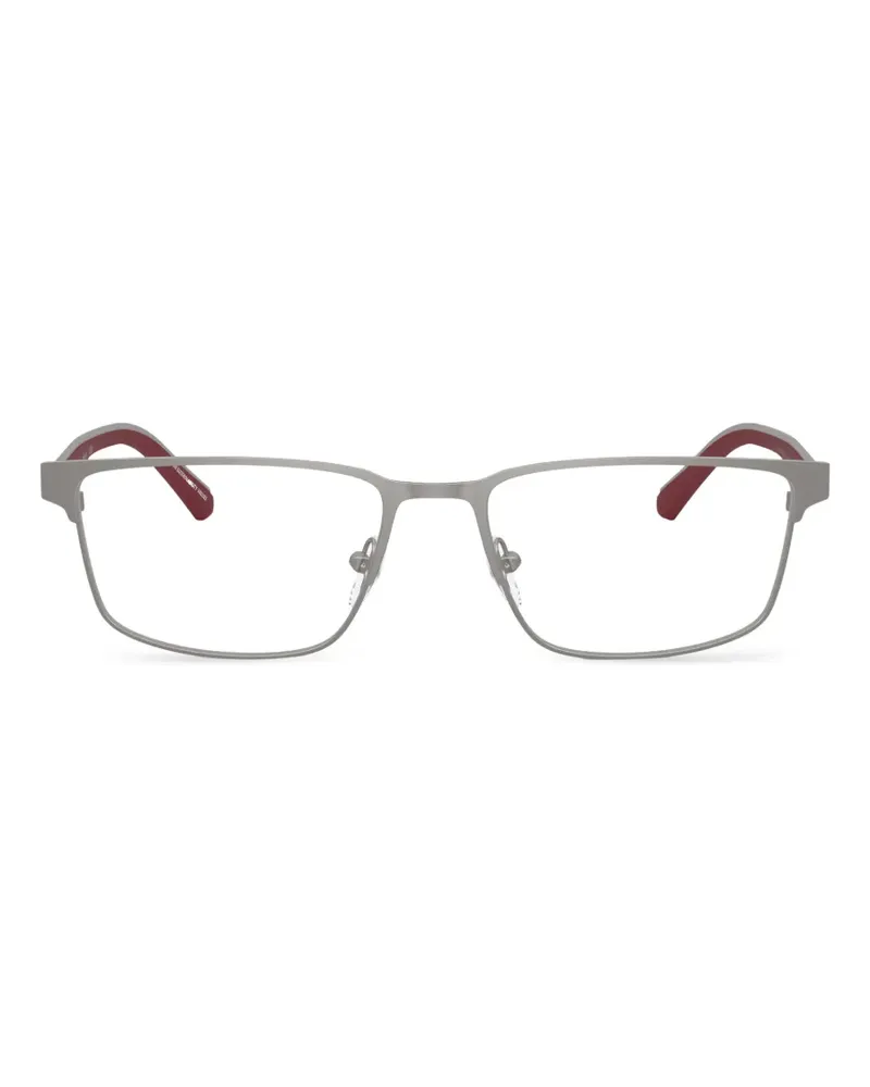 Emporio Armani rectangle-frame glasses - Grau Grau