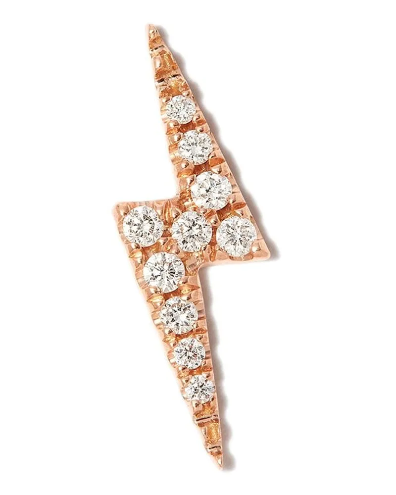 Maria Tash 18kt Weißgoldohrring - Rosa Rosa