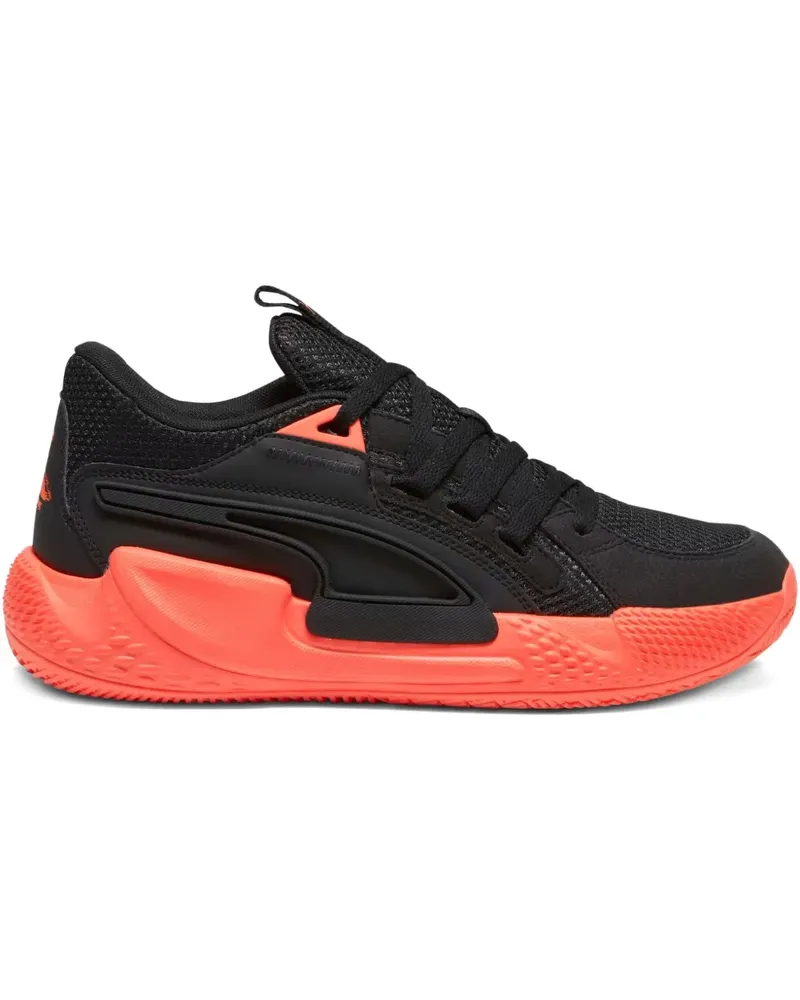 Puma Court Rider Chaos Slash "Neon Sun/Black" Sneakers - Schwarz Schwarz